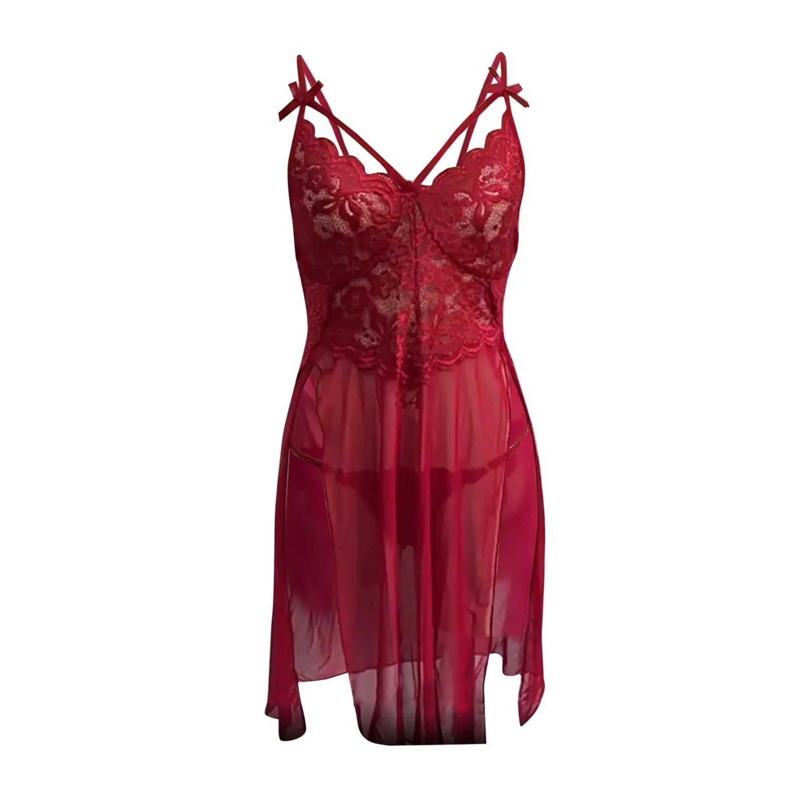 ZOMAXIUJEE Lace Lingerie Set 2 Pieces with Thong