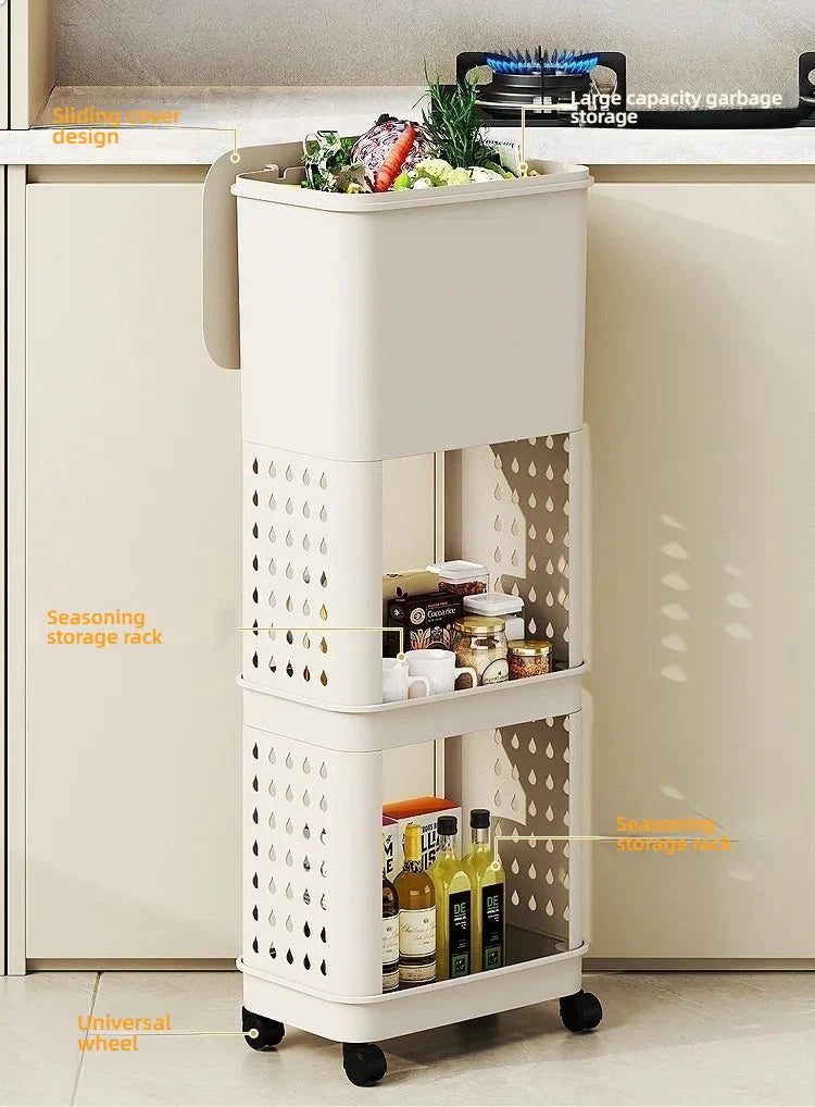 3 Layers Durability Plastic Waste Container with Modern Look The Max Mall