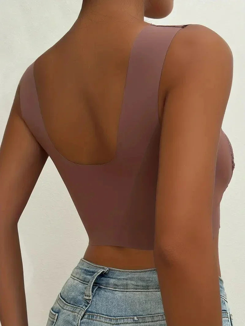 Womens Lace Bra Perspective Bralette Push Up