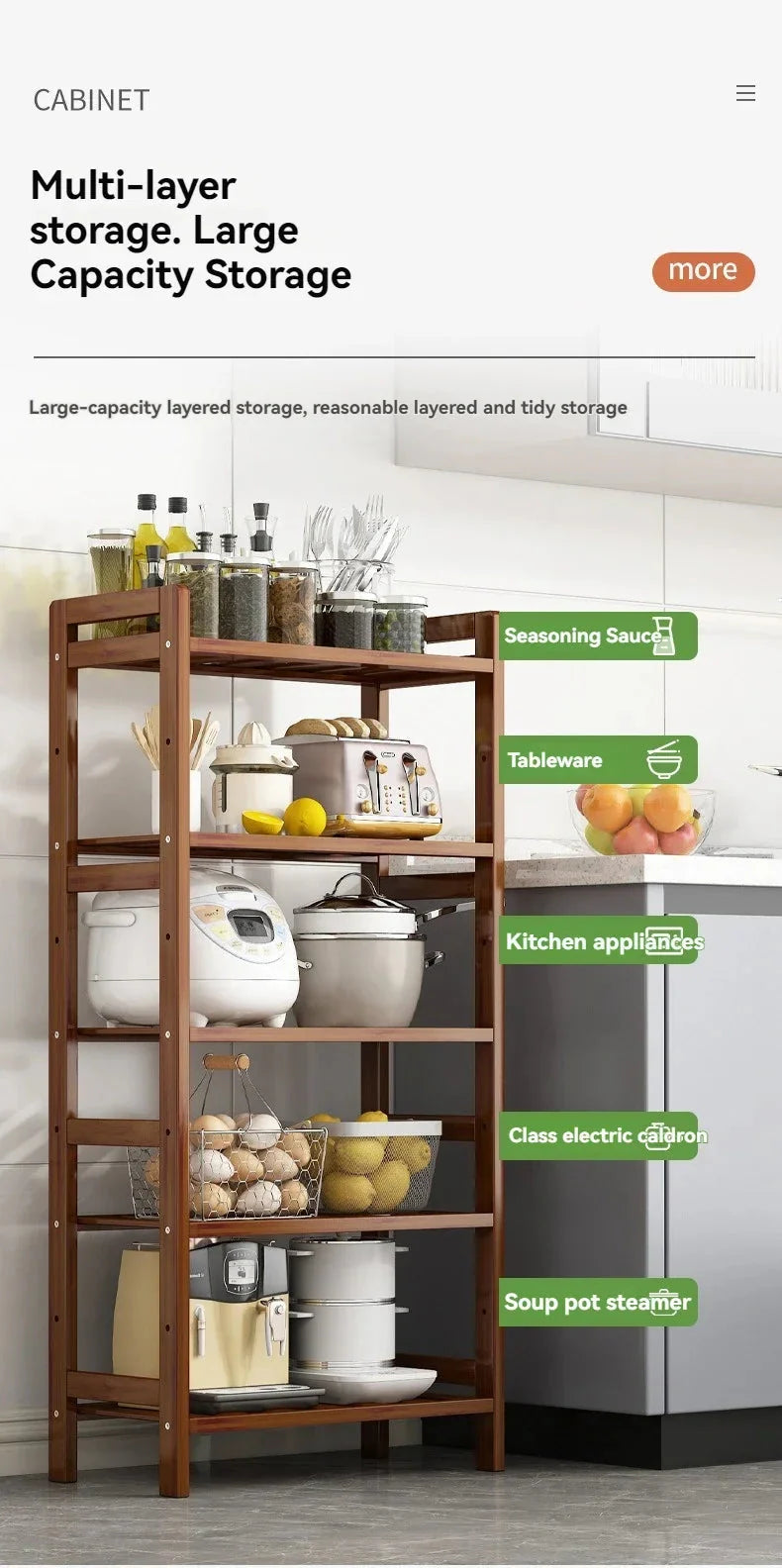 Modern Bamboo Sideboard - Dining Room Storage Furniture The Max Mall