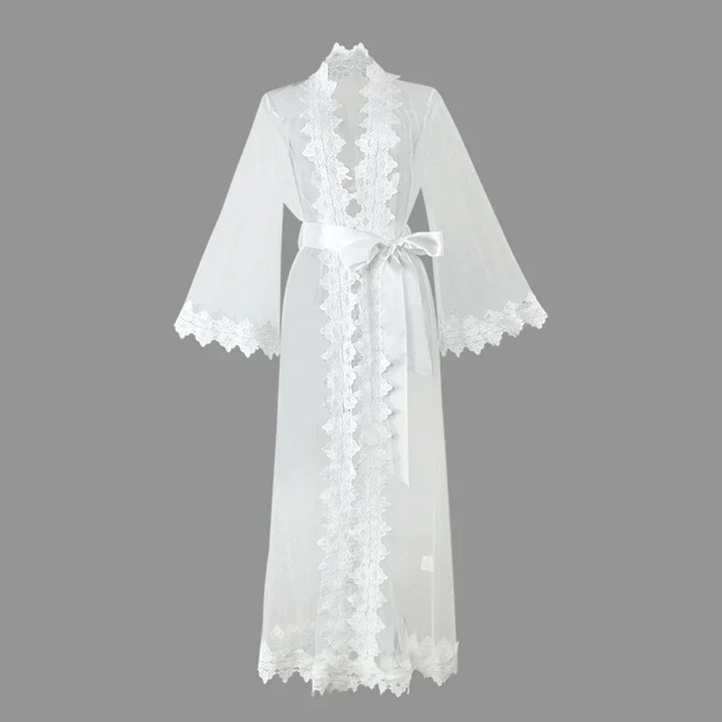 Long-sleeve Dressing Gown