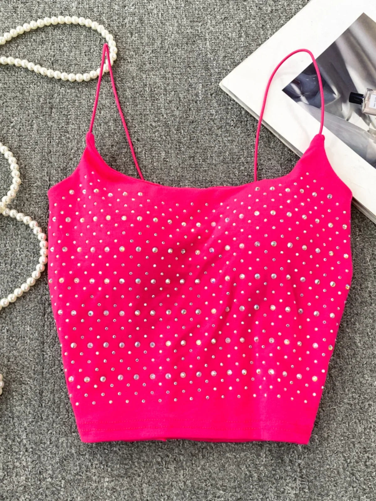 Women's Backless Tank Top - Pure Desire Slim Fit Bustier Base Layer for Ages 18-24