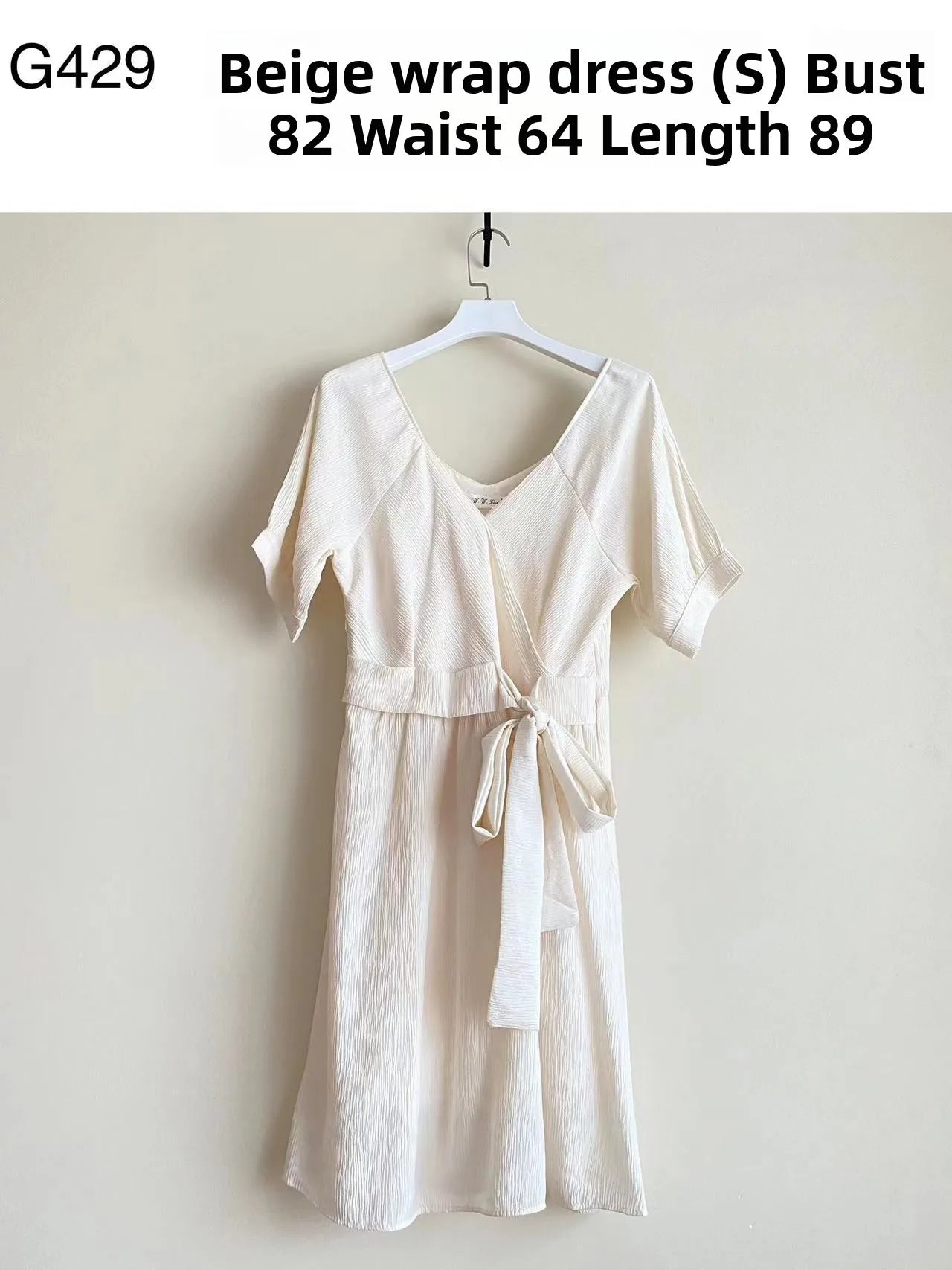 Summer A-Line V-Neck Dress with Irregular Hem