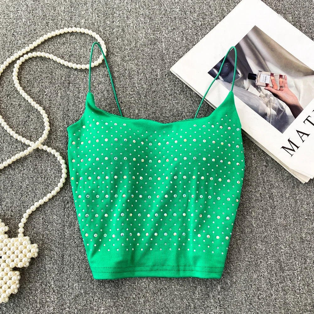 Women's Backless Tank Top - Pure Desire Slim Fit Bustier Base Layer for Ages 18-24