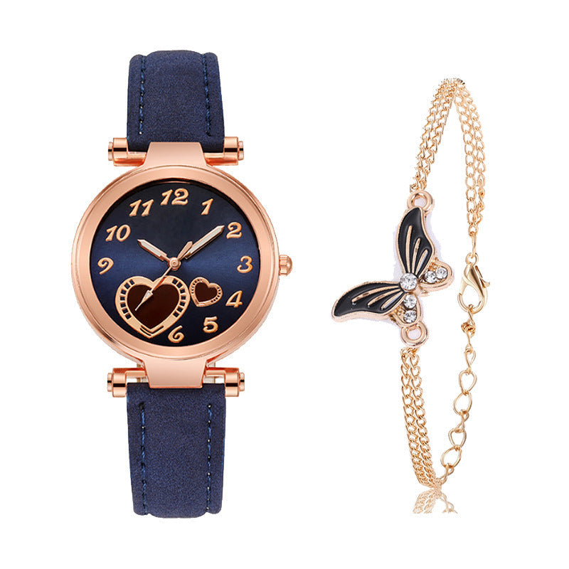 Retro Round Dial Watch - Rose Gold Clasp The Max Mall