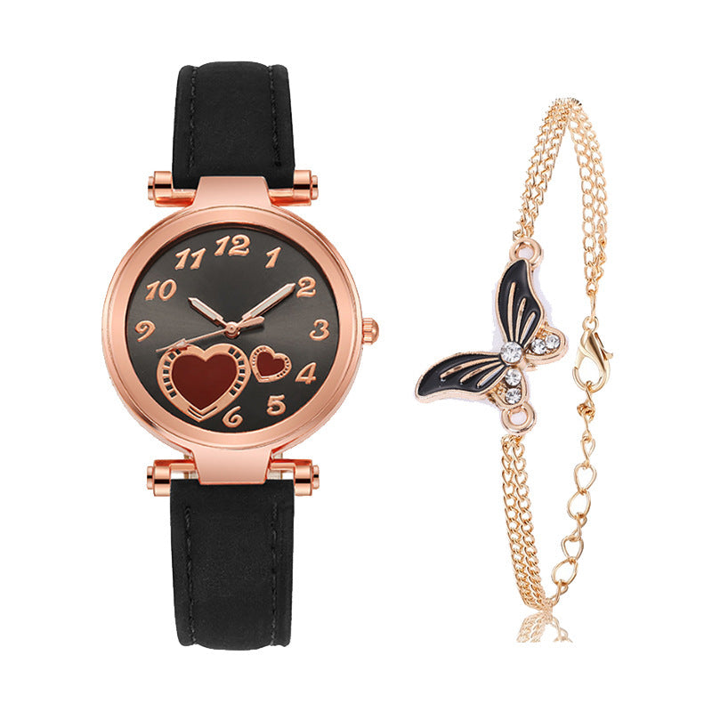 Retro Round Dial Watch - Rose Gold Clasp The Max Mall