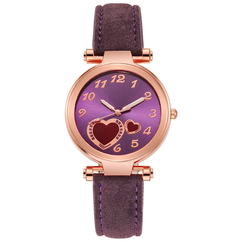 Retro Round Dial Watch - Rose Gold Clasp The Max Mall