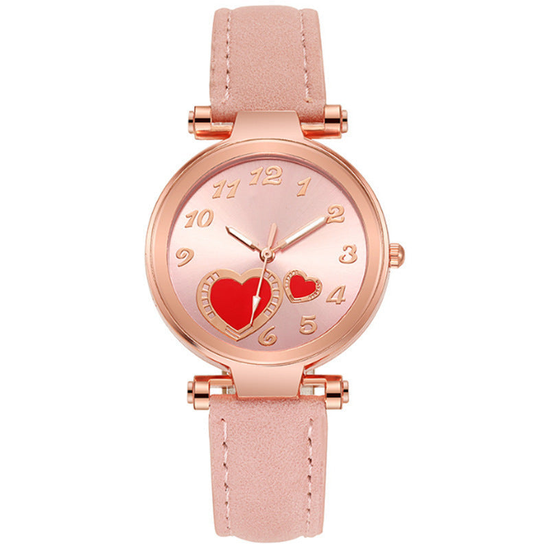 Retro Round Dial Watch - Rose Gold Clasp The Max Mall