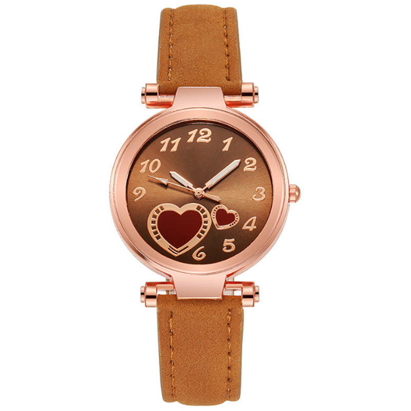 Retro Round Dial Watch - Rose Gold Clasp The Max Mall